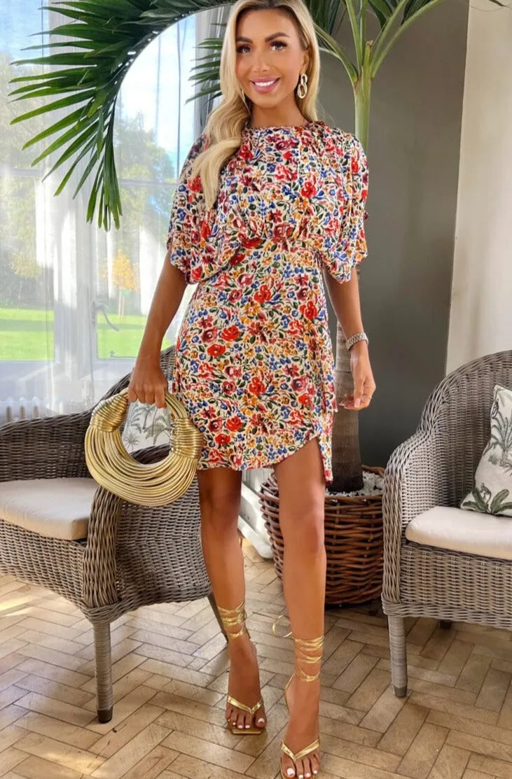 Giselle Multi Floral Dress sold by Va Va Voom product image thumbnail 2