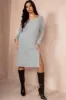 Sawyer Grey Knit Dress sold by Va Va Voom
