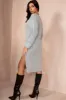 Sawyer Grey Knit Dress sold by Va Va Voom