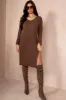 Sawyer Chocolate Knit Dress sold by Va Va Voom