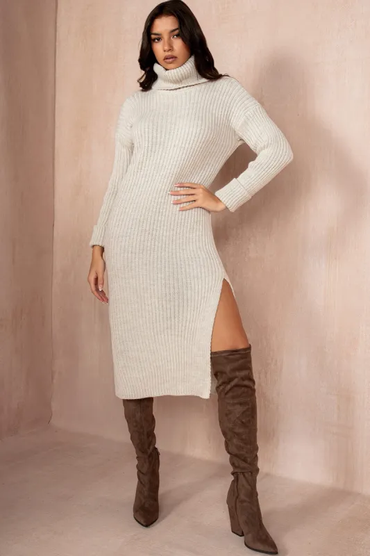 Uchenna Stone Knit Dress sold by Va Va Voom