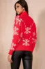 Ozzie Red Snowflake Knit Jumper sold by Va Va Voom