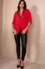 Matilda Red Sequin Lapel Blazer sold by Va Va Voom