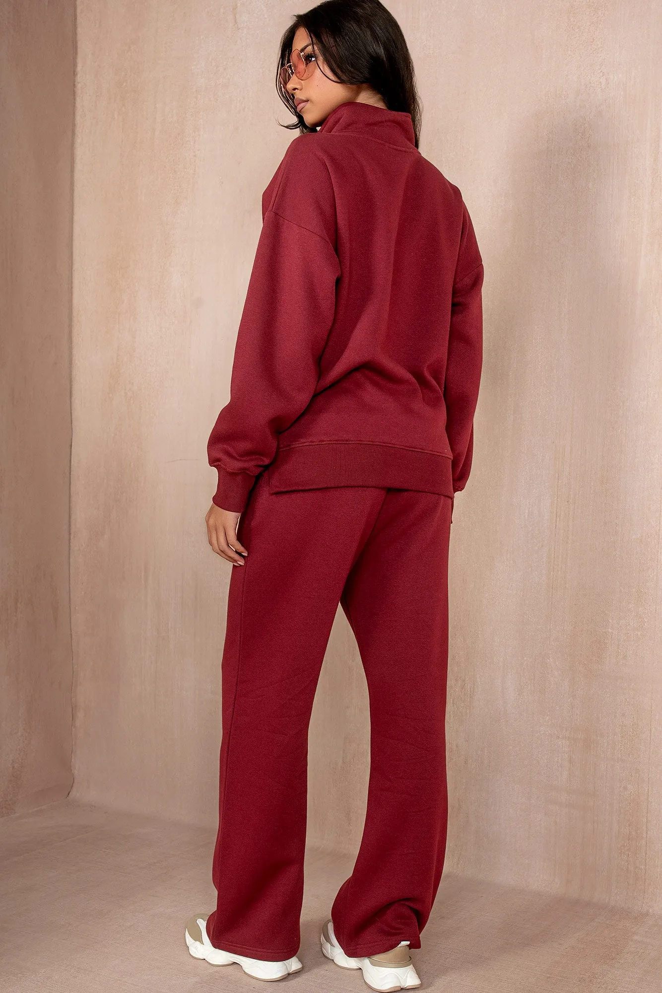 Indie Burgundy Tracksuit sold by Va Va Voom product image thumbnail 2