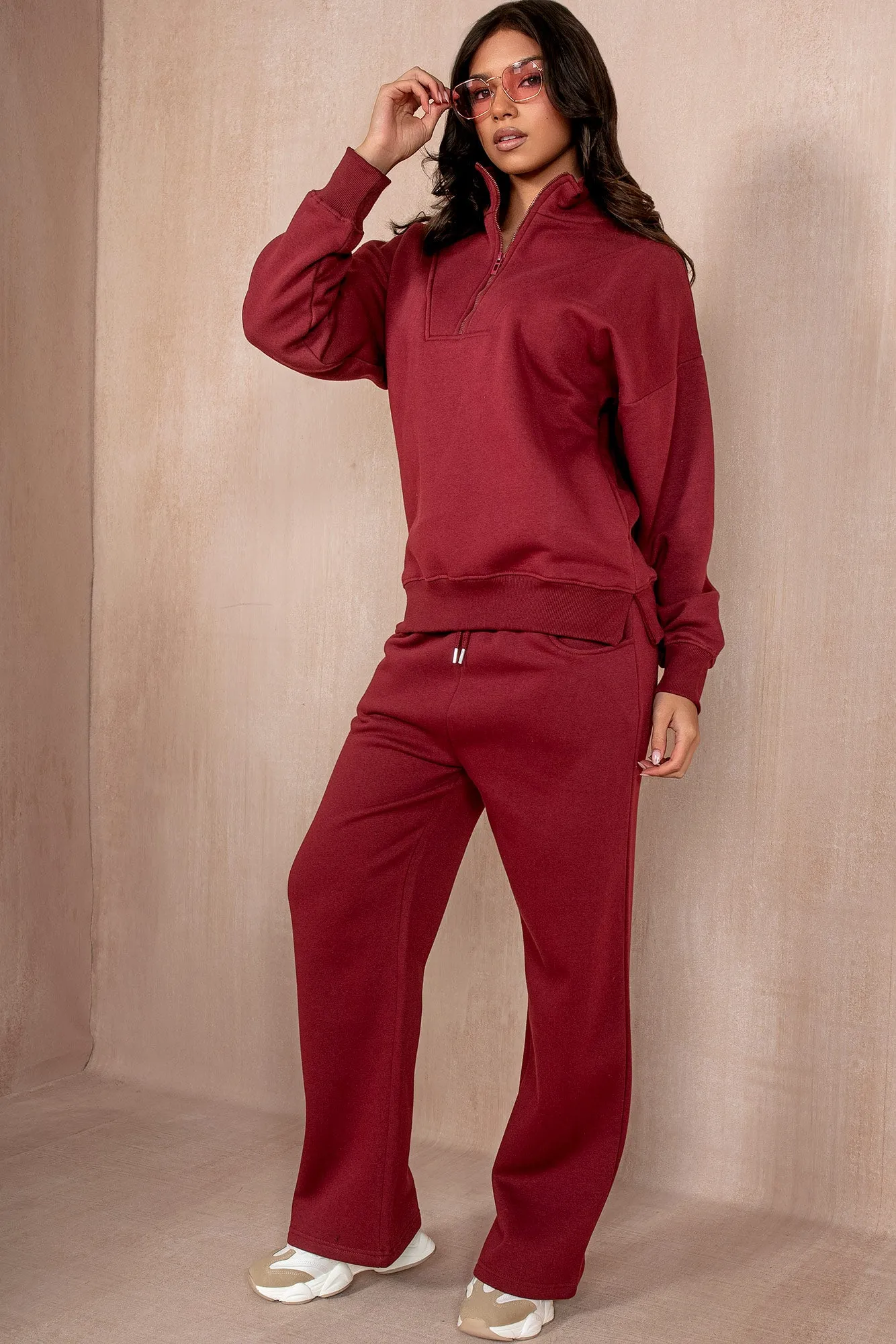 Indie Burgundy Tracksuit sold by Va Va Voom product image thumbnail 5