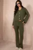 Ramona Khaki Knit Co Ord sold by Va Va Voom