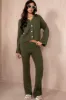 Ramona Khaki Knit Co Ord sold by Va Va Voom