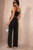 Kash Black Diamante Wide Leg Trousers sold by Va Va Voom
