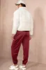 Lottie Cream Teddy Puffer Jacket sold by Va Va Voom