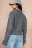 Dina Grey Chunky Knit Jumper sold by Va Va Voom