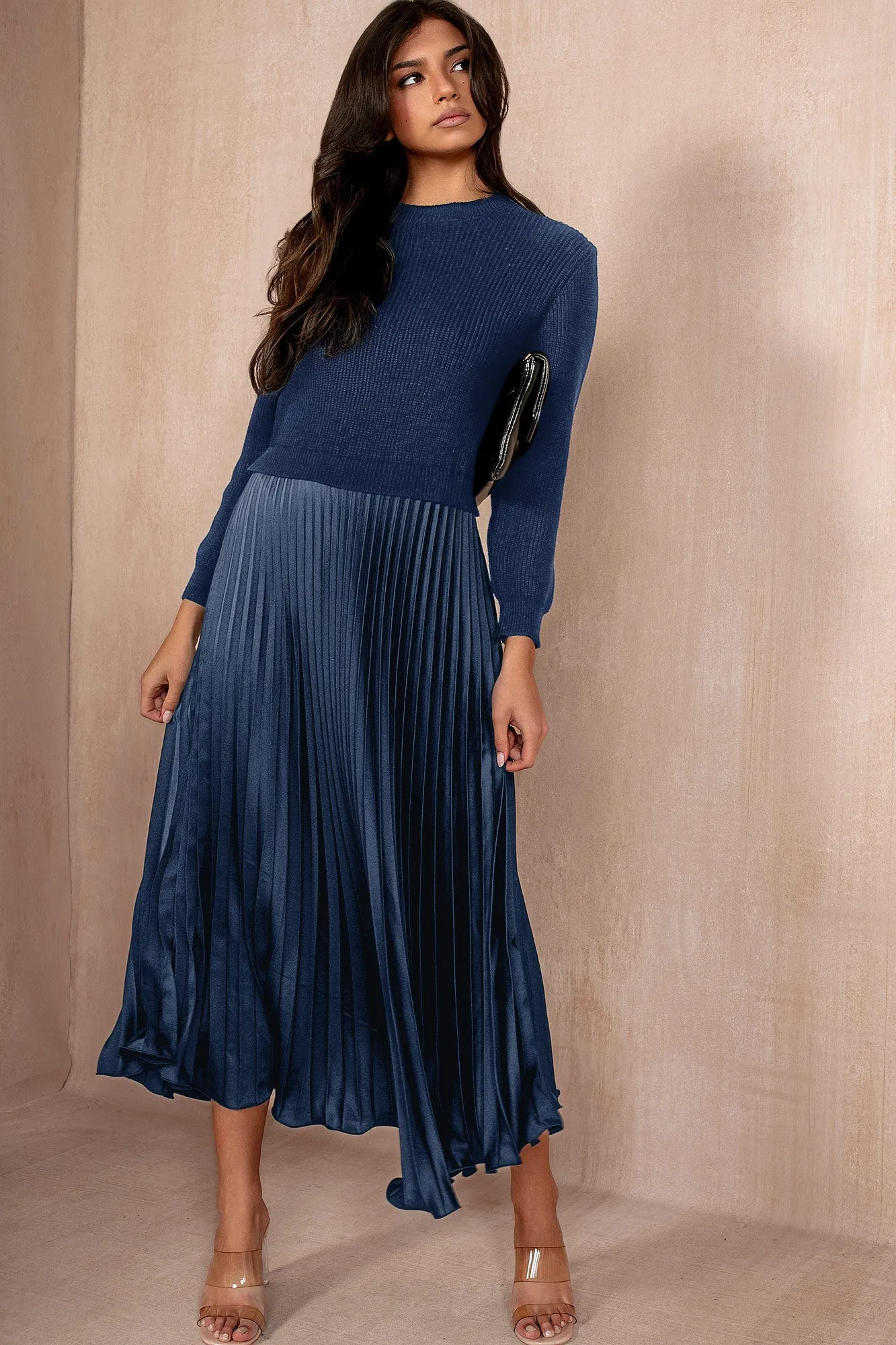 Arlene Navy 2 in 1 Dress sold by Va Va Voom product image thumbnail 3