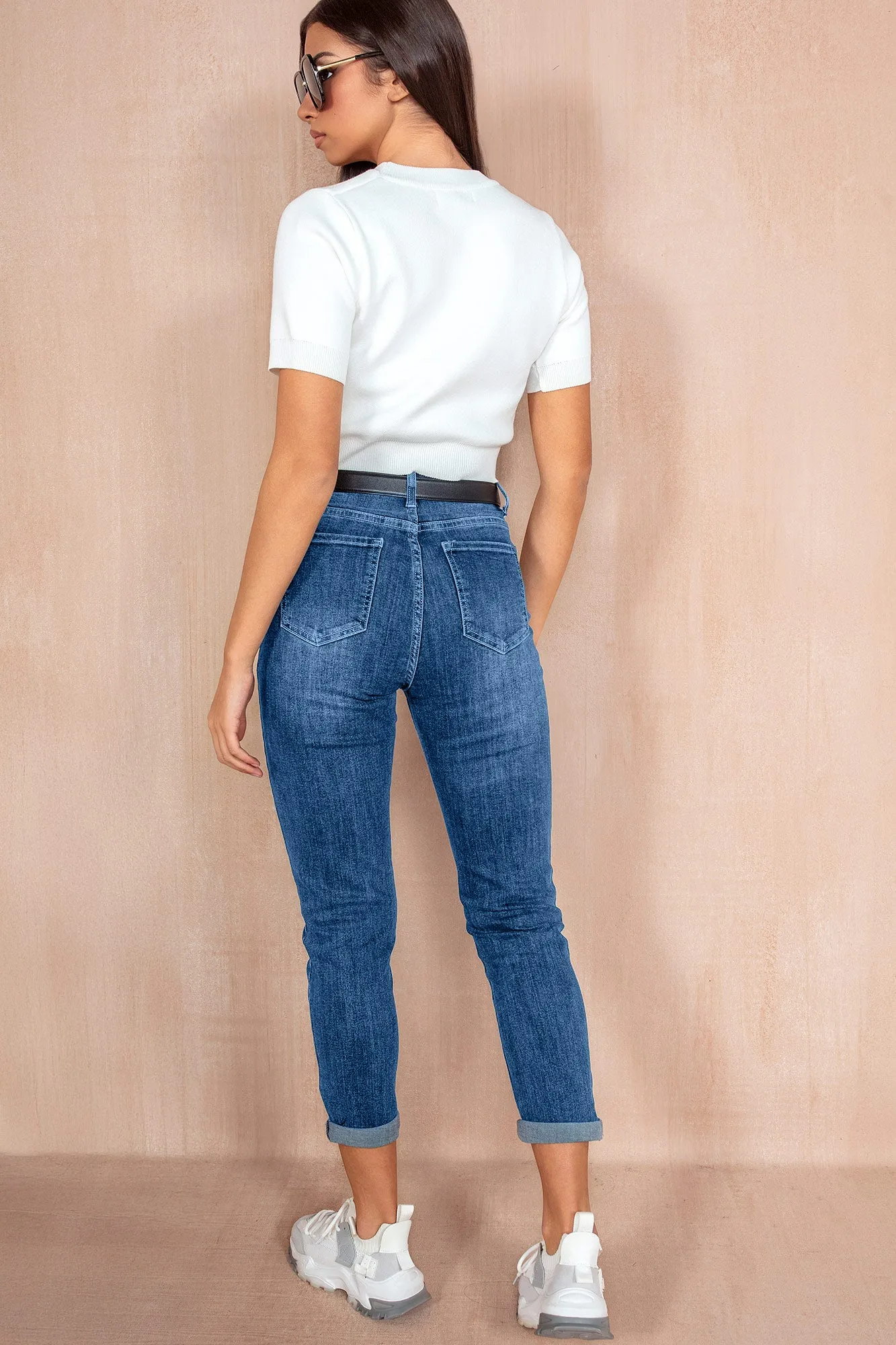 Samara Blue Mom Jeans sold by Vavavoom product image thumbnail 2