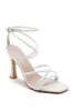 Rita White Strappy Heels sold by Va Va Voom