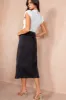 Bethany Black Denim Skirt sold by Va Va Voom
