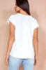 Olisa White Oversized Top sold by Va Va Voom