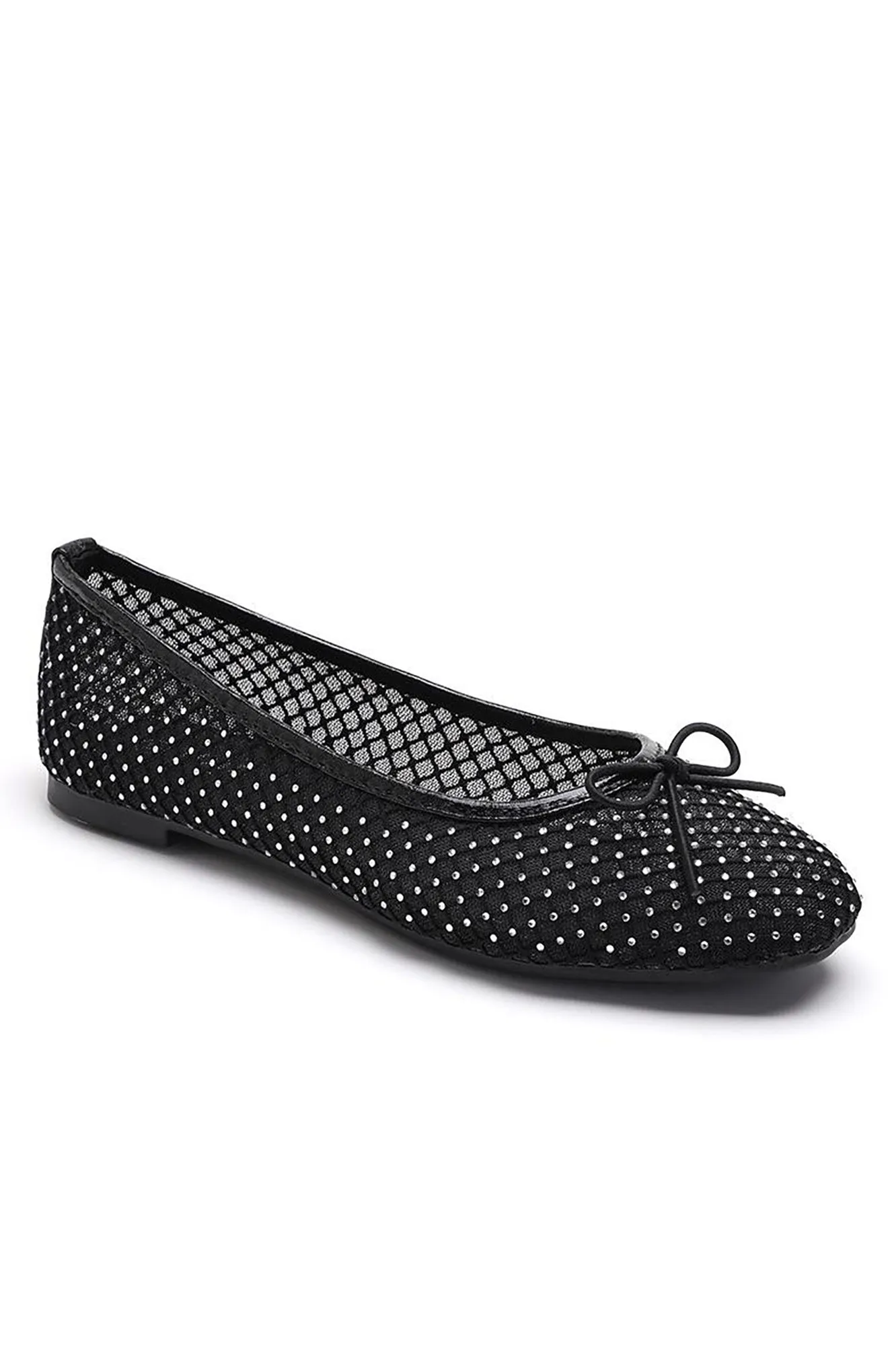 Carrie Black Mesh Diamante Ballet Pumps sold by Vavavoom product image thumbnail 2