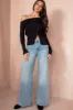 Ada Blue Wash Mega Baggy Jeans sold by Va Va Voom