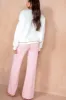 Paula Pink Fold Over Trousers sold by Va Va Voom