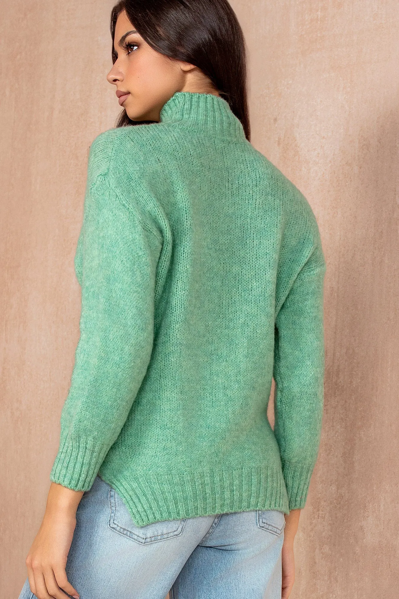Vickey Green Knit Jumper sold by Va Va Voom product image thumbnail 2