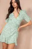 Eva Sage Floral Dress sold by Va Va Voom
