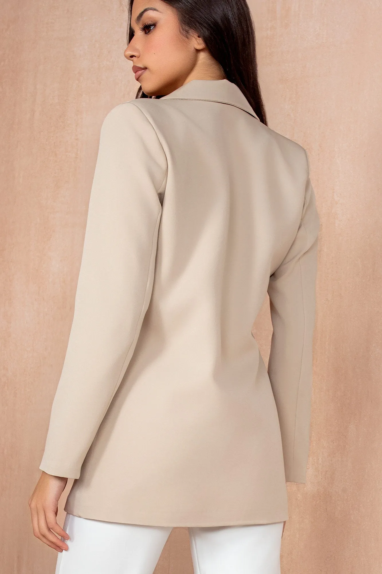 Aoibhe Stone Single Breasted Blazer sold by Va Va Voom product image thumbnail 3