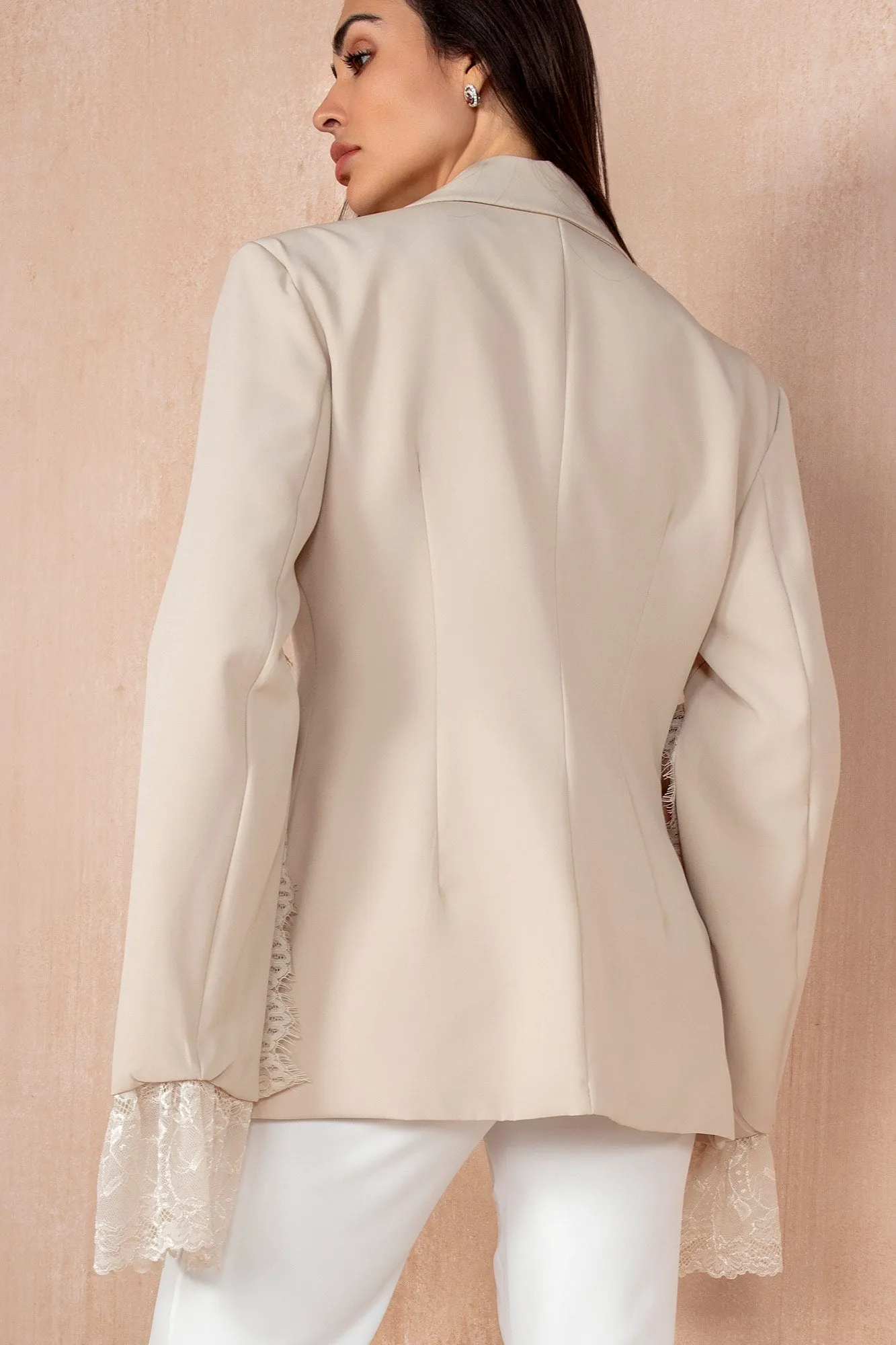 Caleigh Stone Lace Detail Blazer sold by Vavavoom product image thumbnail 3