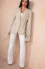 Caleigh Stone Lace Detail Blazer sold by Va Va Voom