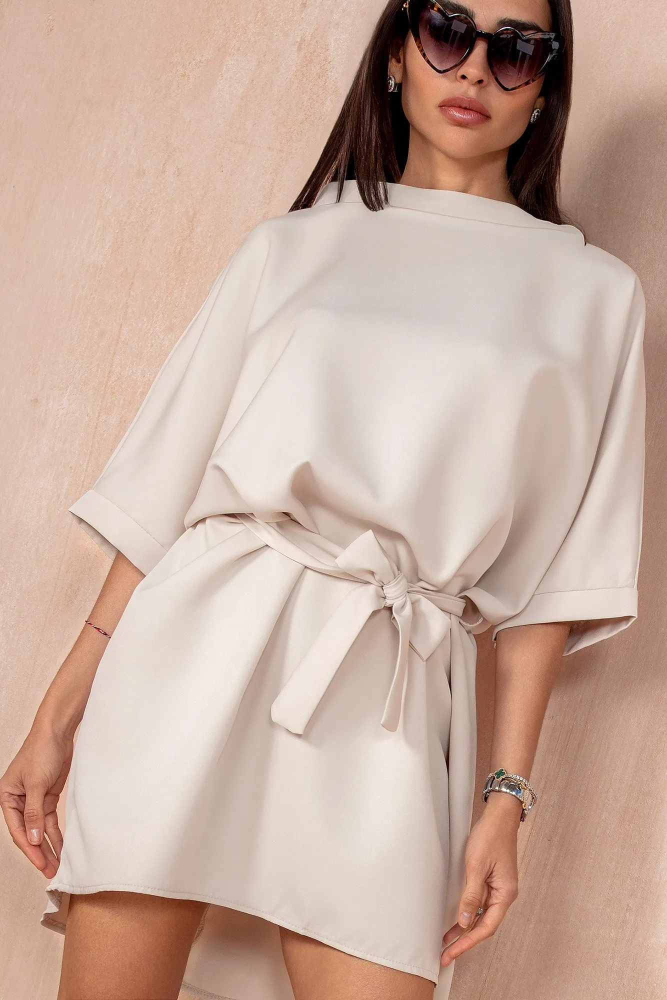 Coleen Stone Belted Batwing Dress sold by Va Va Voom product image thumbnail 2