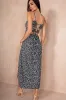 Moira Black Spotted Cami Maxi Dress sold by Va Va Voom
