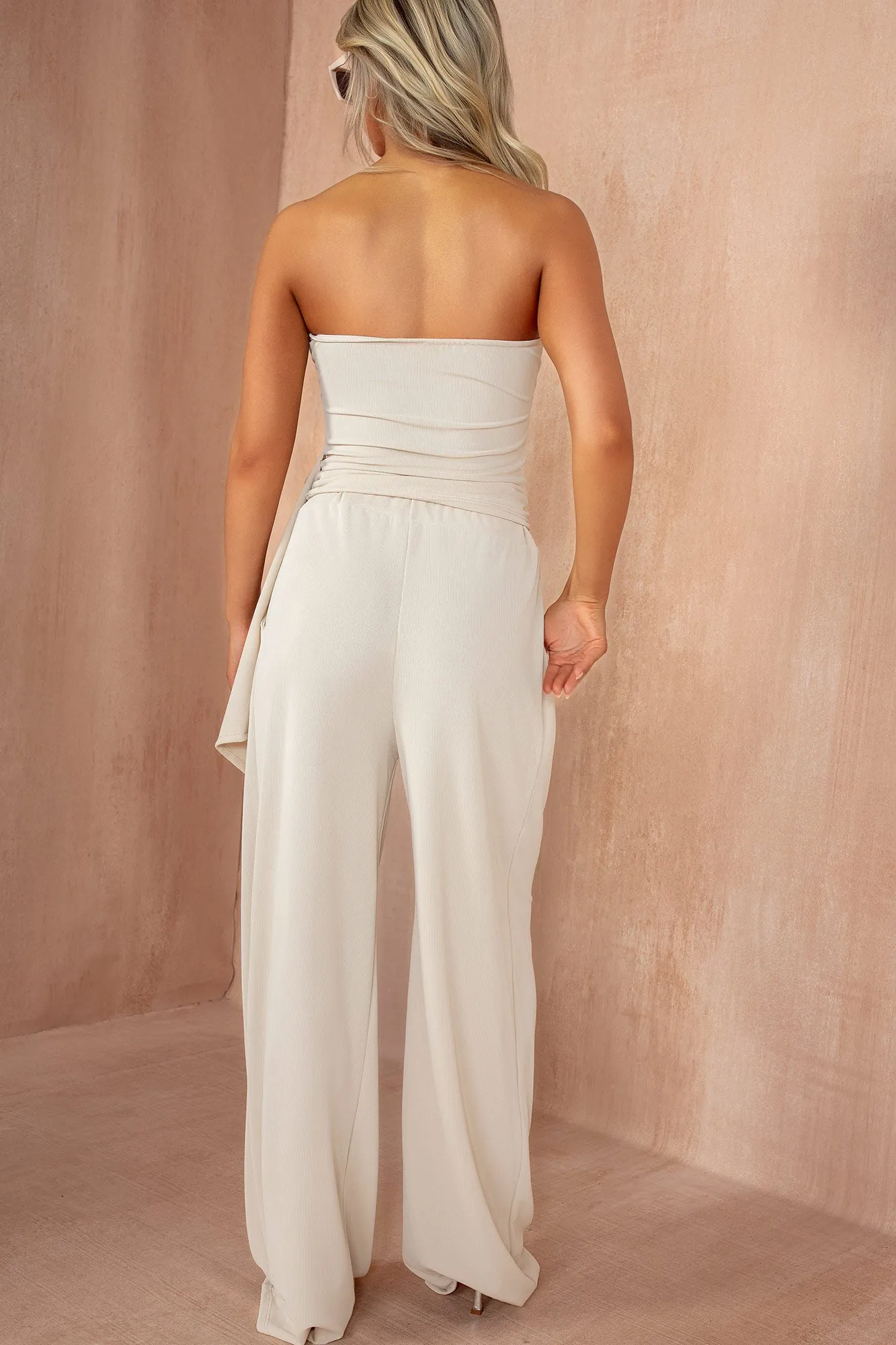 Oona Stone Bandeau Co Ord sold by Va Va Voom product image thumbnail 4