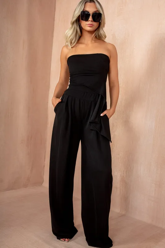 Oona Black Bandeau Co Ord sold by Va Va Voom