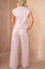 Sheila Pink Waistcoat Co Ord sold by Va Va Voom