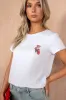 Talulla Red Graphic Bear Print T-Shirt sold by Va Va Voom
