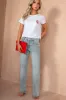 Talulla Red Graphic Bear Print T-Shirt sold by Va Va Voom