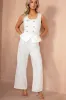 Meara White Tailored Jumpsuit sold by Va Va Voom