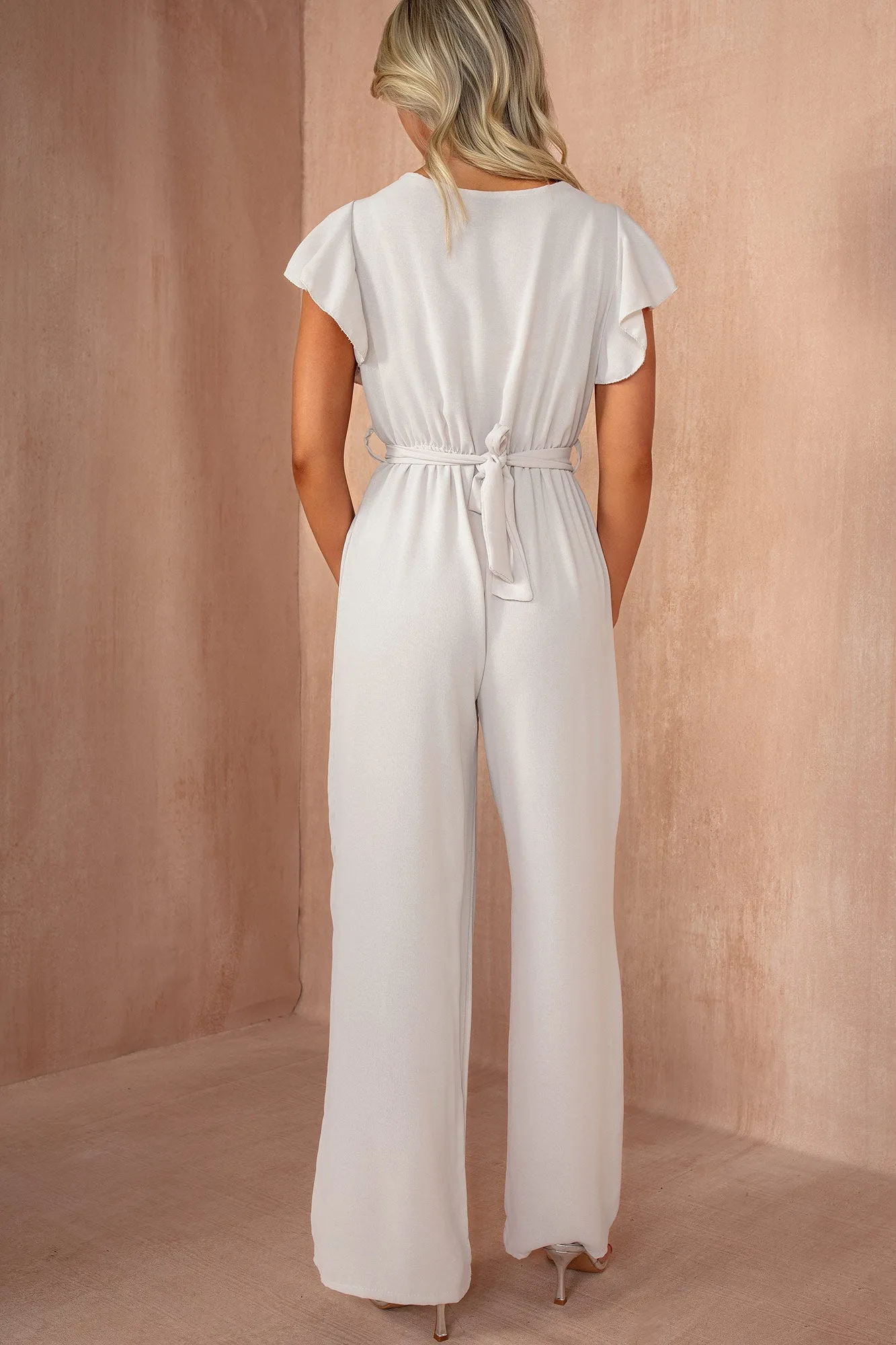 Ella Stone Wrap Belted Jumpsuit sold by Vavavoom product image thumbnail 3