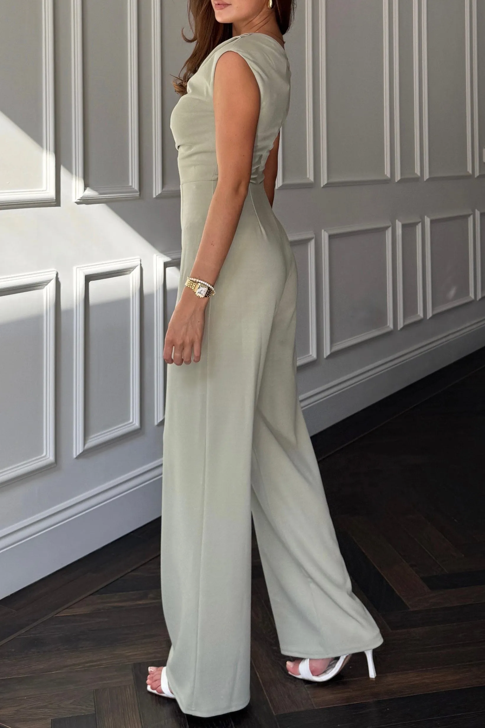 Donna Sage One Shoulder Jumpsuit sold by Vavavoom product image thumbnail 4