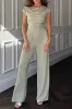 Donna Sage One Shoulder Jumpsuit sold by Va Va Voom