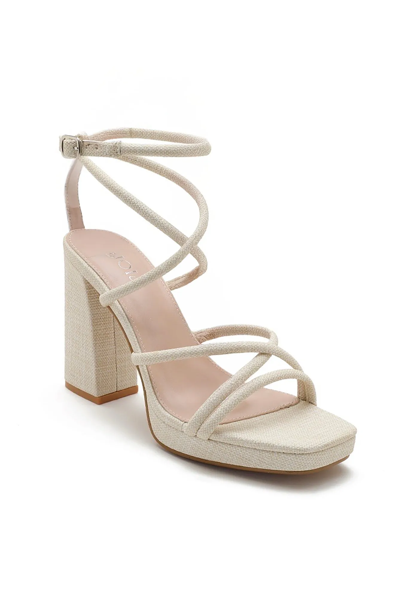 Sasha Stone PU Platform Heels sold by Va Va Voom product image thumbnail 2