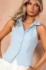 Andy Blue Tailored Waistcoat sold by Va Va Voom