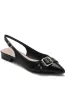 Delilah Black PU Slingback Shoe sold by Va Va Voom
