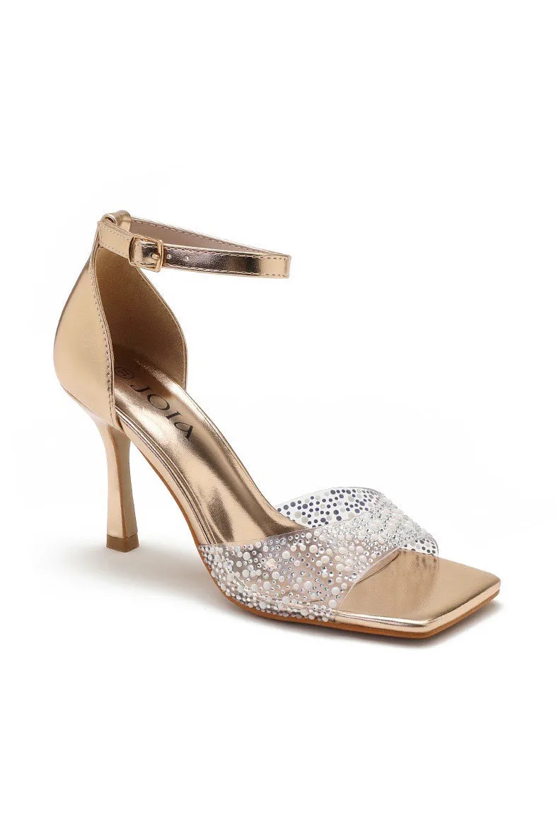 Cora Rose Gold Pearl Heels sold by Va Va Voom product image thumbnail 2