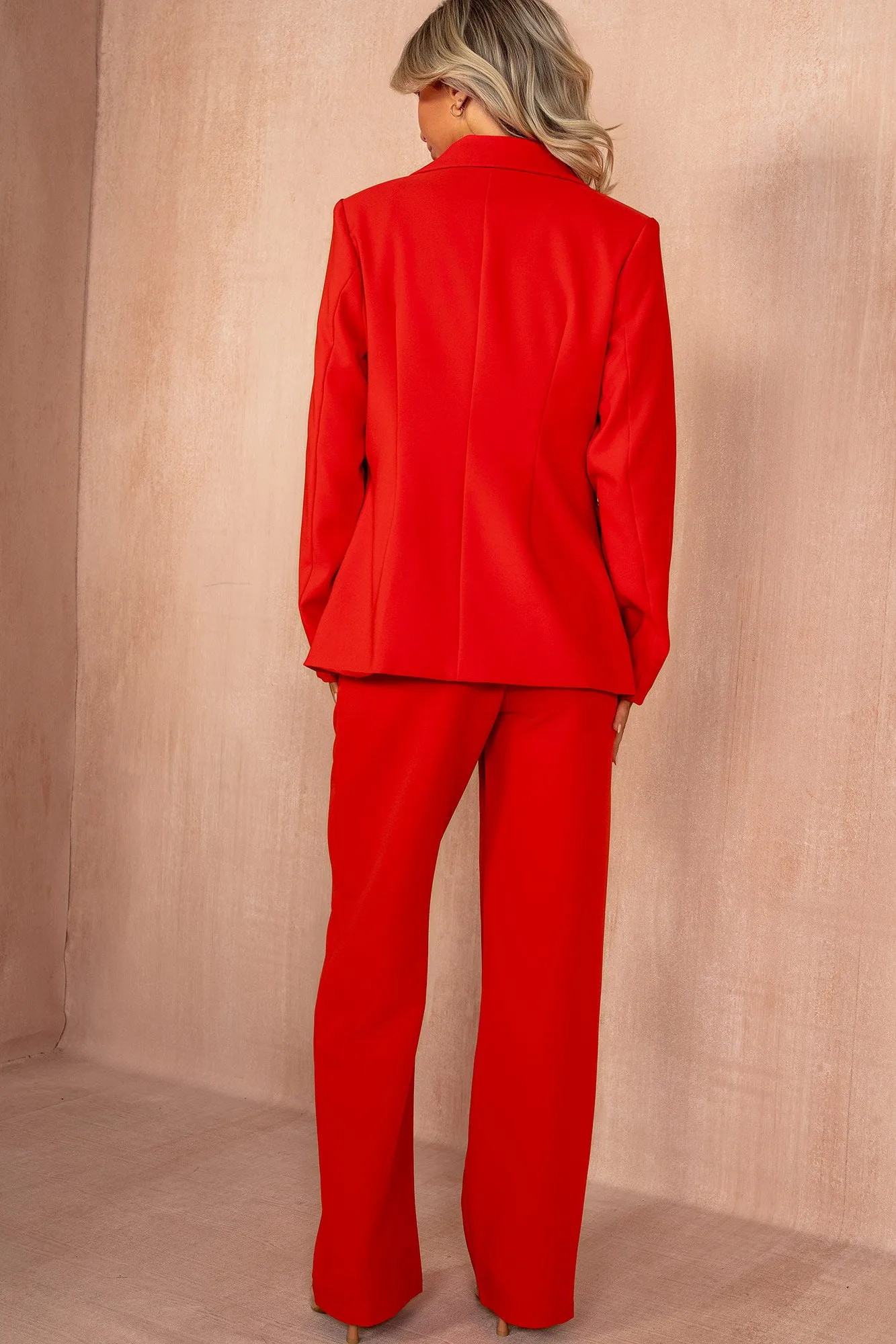 Stevie Red Tailored Blazer sold by Vavavoom product image thumbnail 4