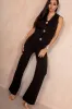 Peighton Black Knit Set sold by Va Va Voom