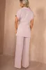 Nessa Blush Shirt Set sold by Va Va Voom