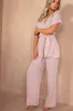 Nessa Blush Shirt Set sold by Va Va Voom