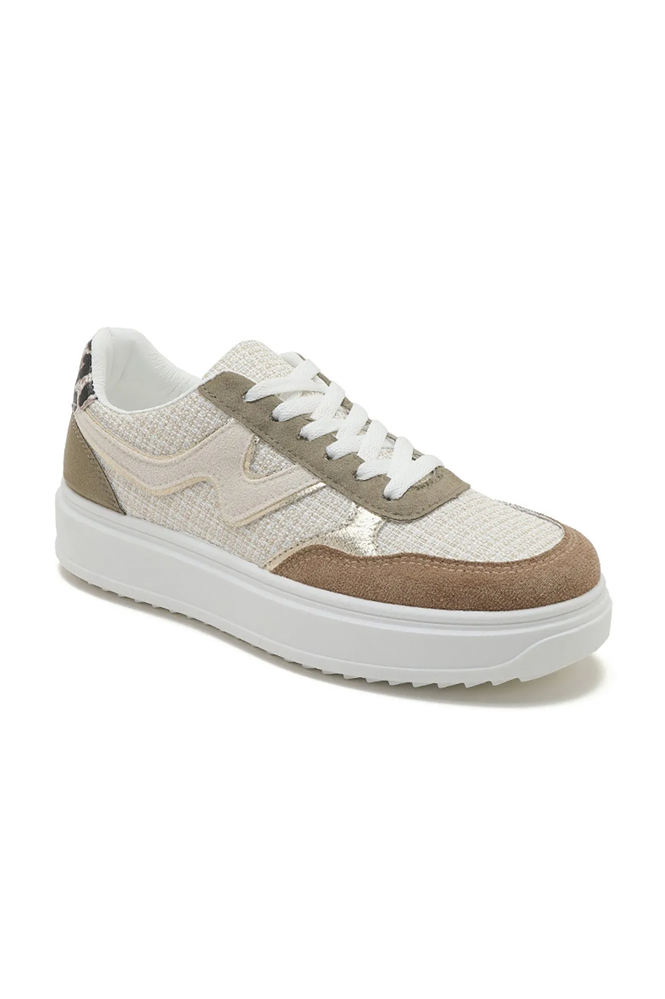 Dakota Khaki Suedette Chunky Trainers sold by Vavavoom product image thumbnail 2