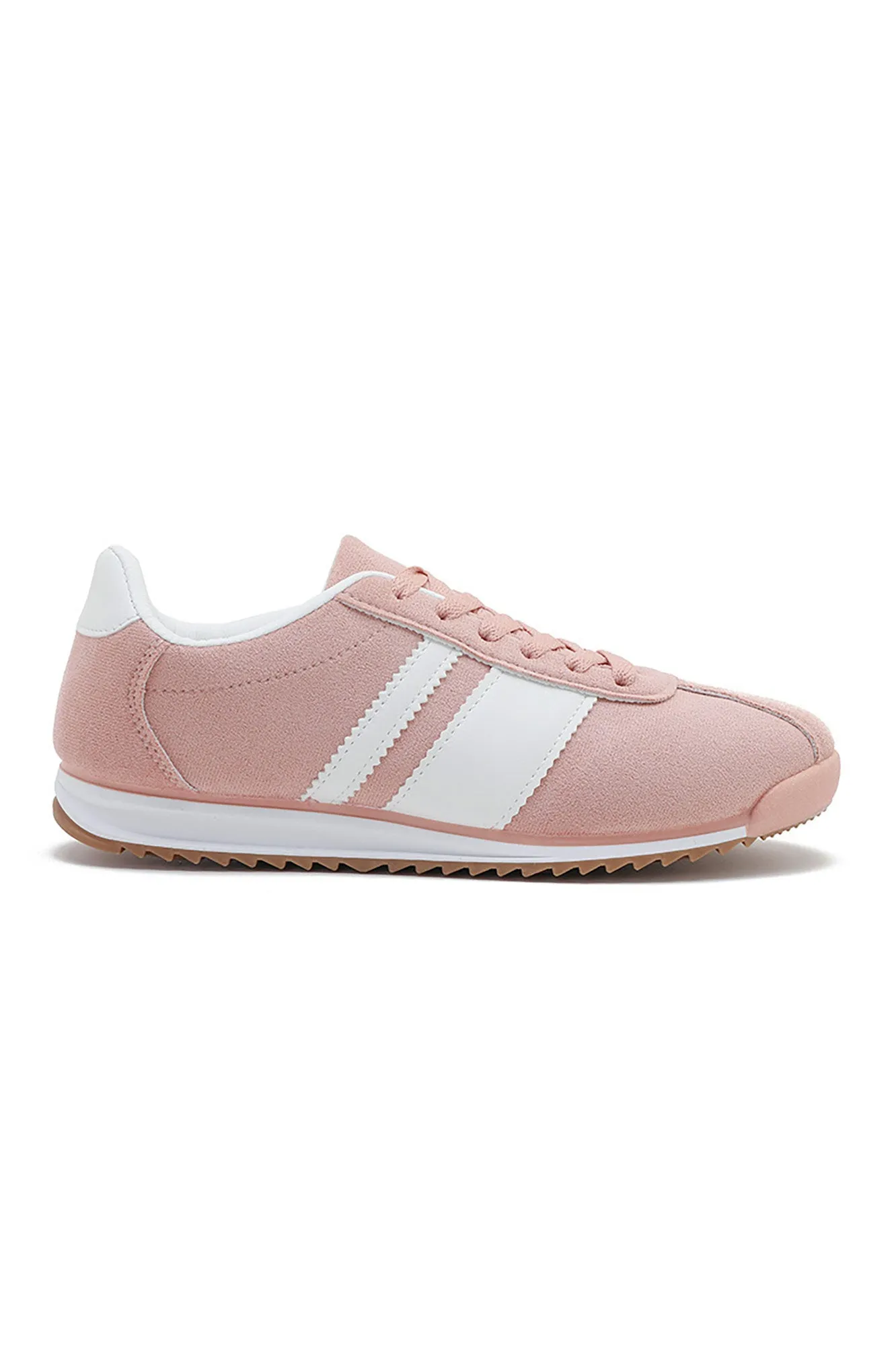Orianna Pink Suedette Trainers sold by Vavavoom product image thumbnail 3