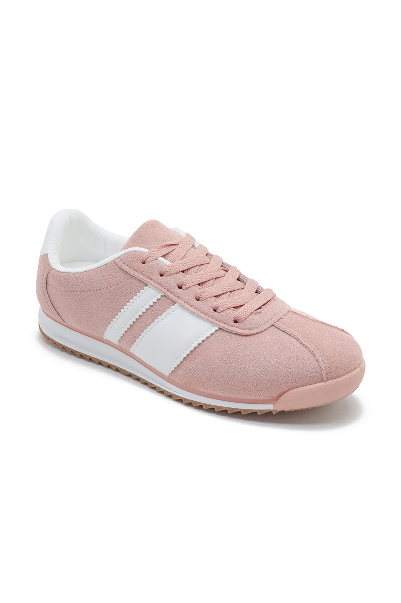 Orianna Pink Suedette Trainers sold by Vavavoom product image thumbnail 2