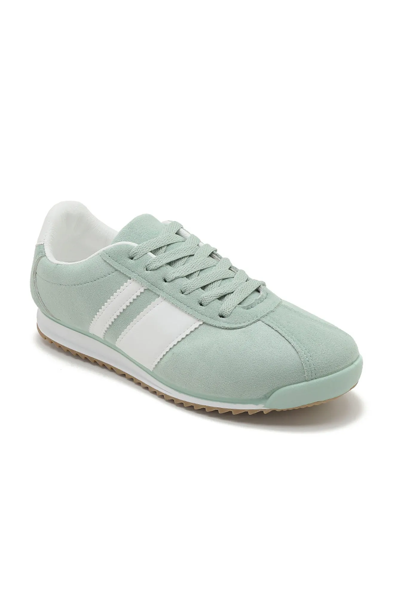 Orianna Green Suedette Trainers sold by Vavavoom product image thumbnail 2
